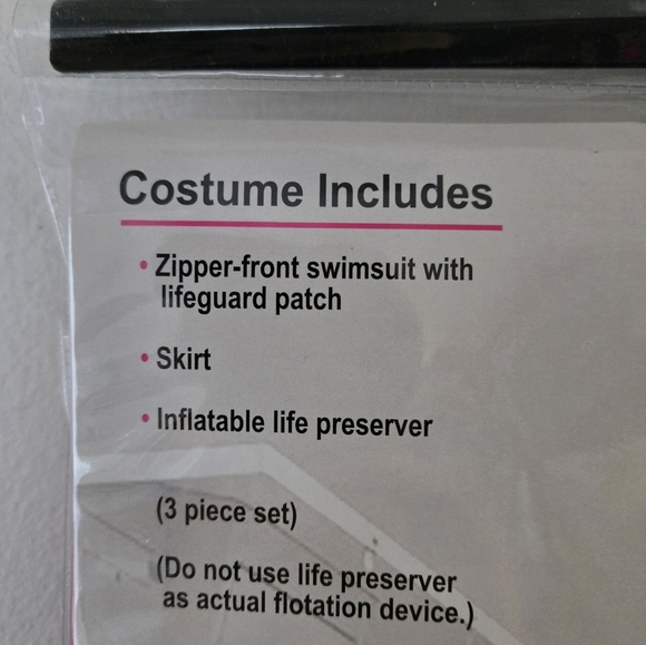 Dreamgirl Lifeguard Halloween Costume XL - Picture 8 of 11